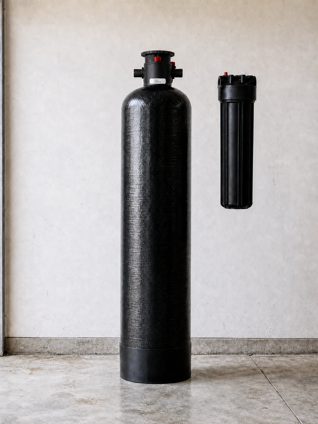 The Tank — 13 by 54 inch whole-house water filter